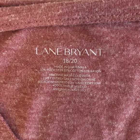 Lane Bryant Sz 18/20 Key Hole Mauve - Picture 5 of 5